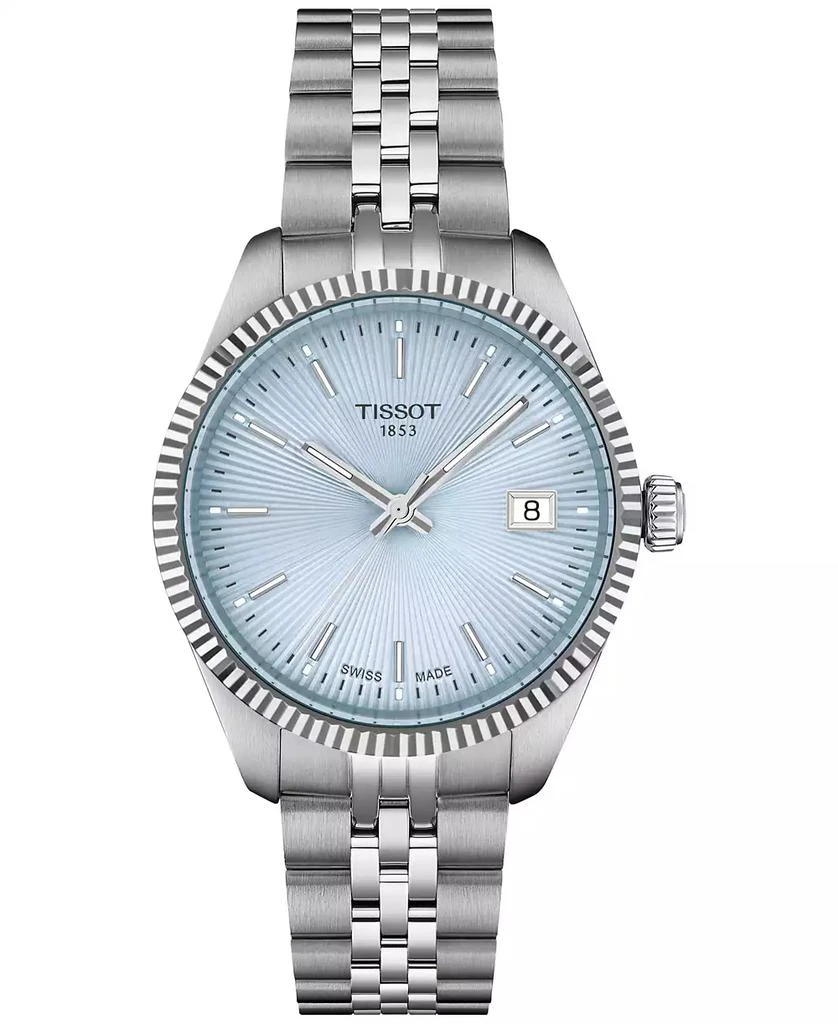 Tissot Women's Swiss Ballade Stainless Steel Bracelet Watch 34mm 1