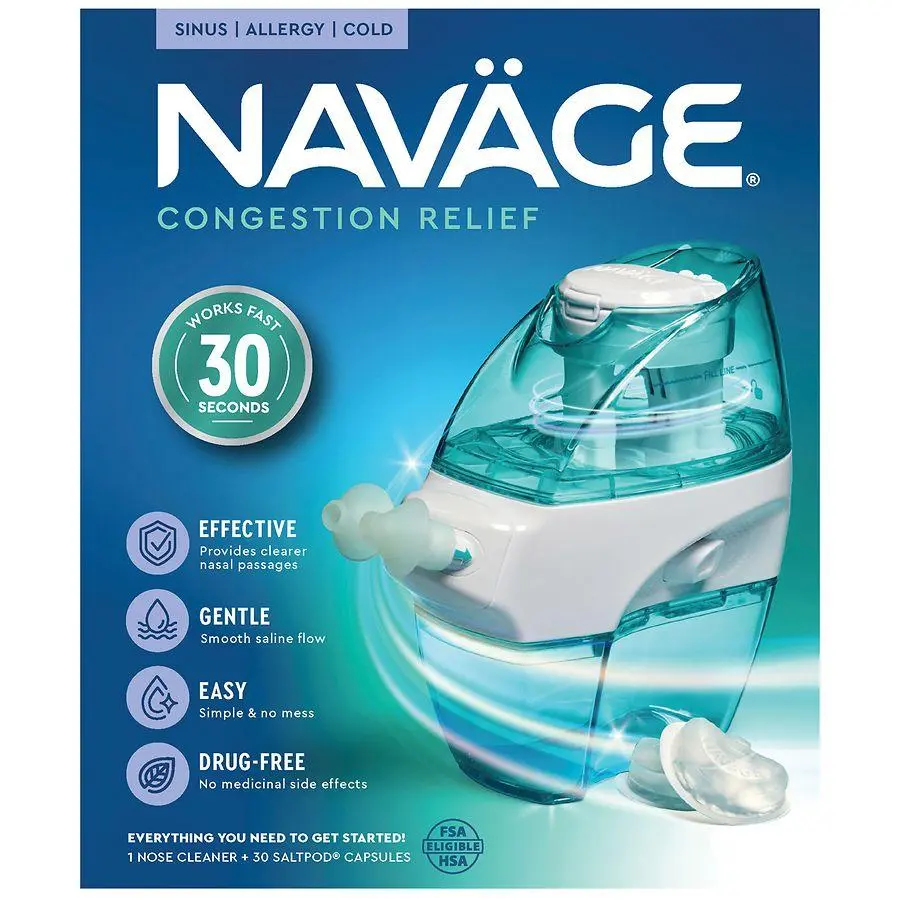 Navage Saline Nasal Irrigation Starter Kit
