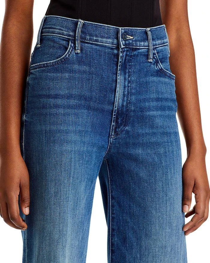 MOTHER The Hustler Roller Skimp High Rise Wide Leg Jeans in Caving In 6