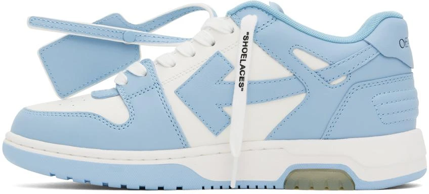 Off-White White 
Blue Out Of Office Sneakers 3