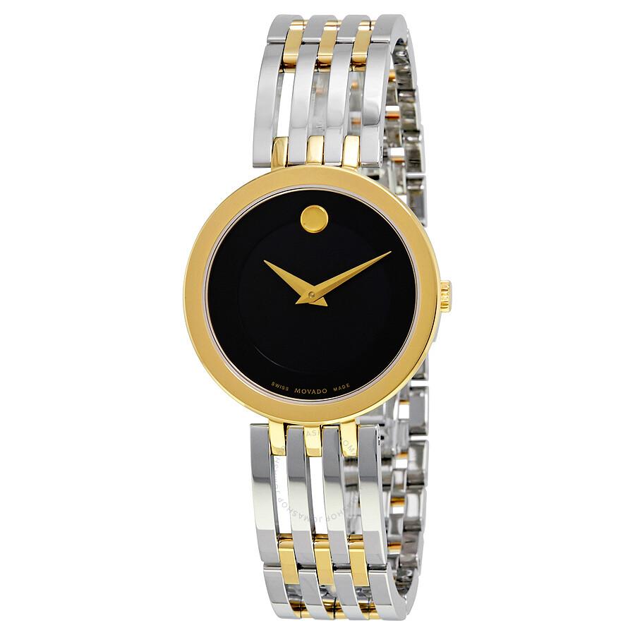 Movado Esperanza Black Museum Dial Ladies Watch 0607053