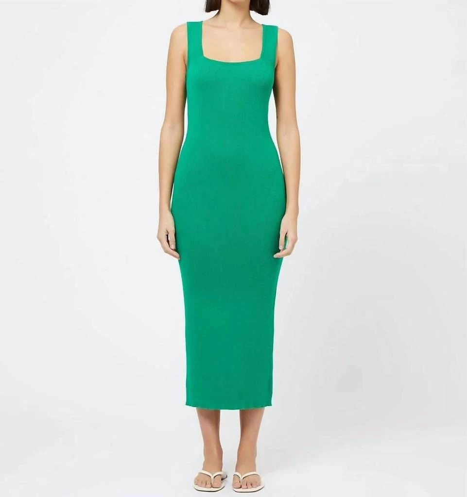 white christmas dresses Cotton Sateen Pleated Midi Dress