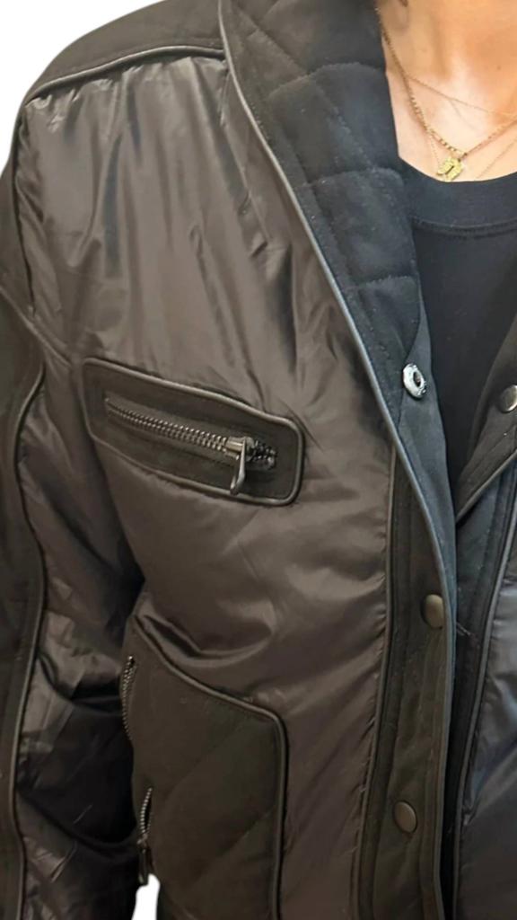 Central Park West Central Park West - Aubrey Mixed Media Puffer Jacket