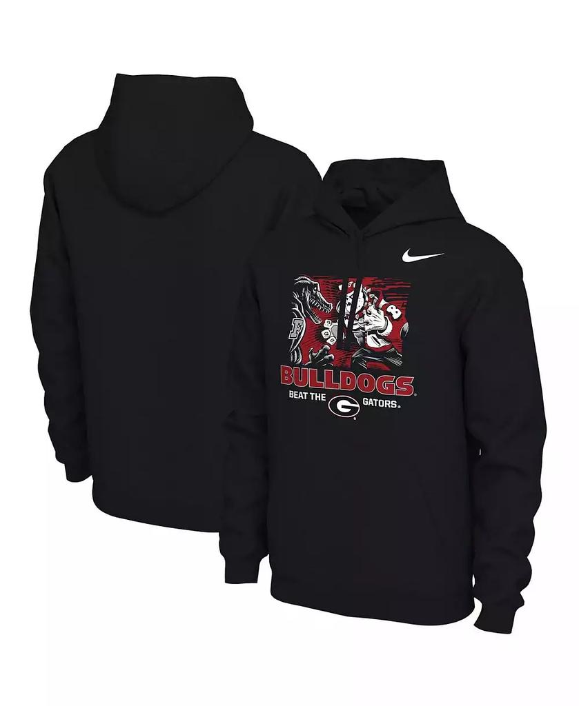 NIKE Men's Black Georgia Bulldogs FL, GA Rivalry Pullover Hoodie
