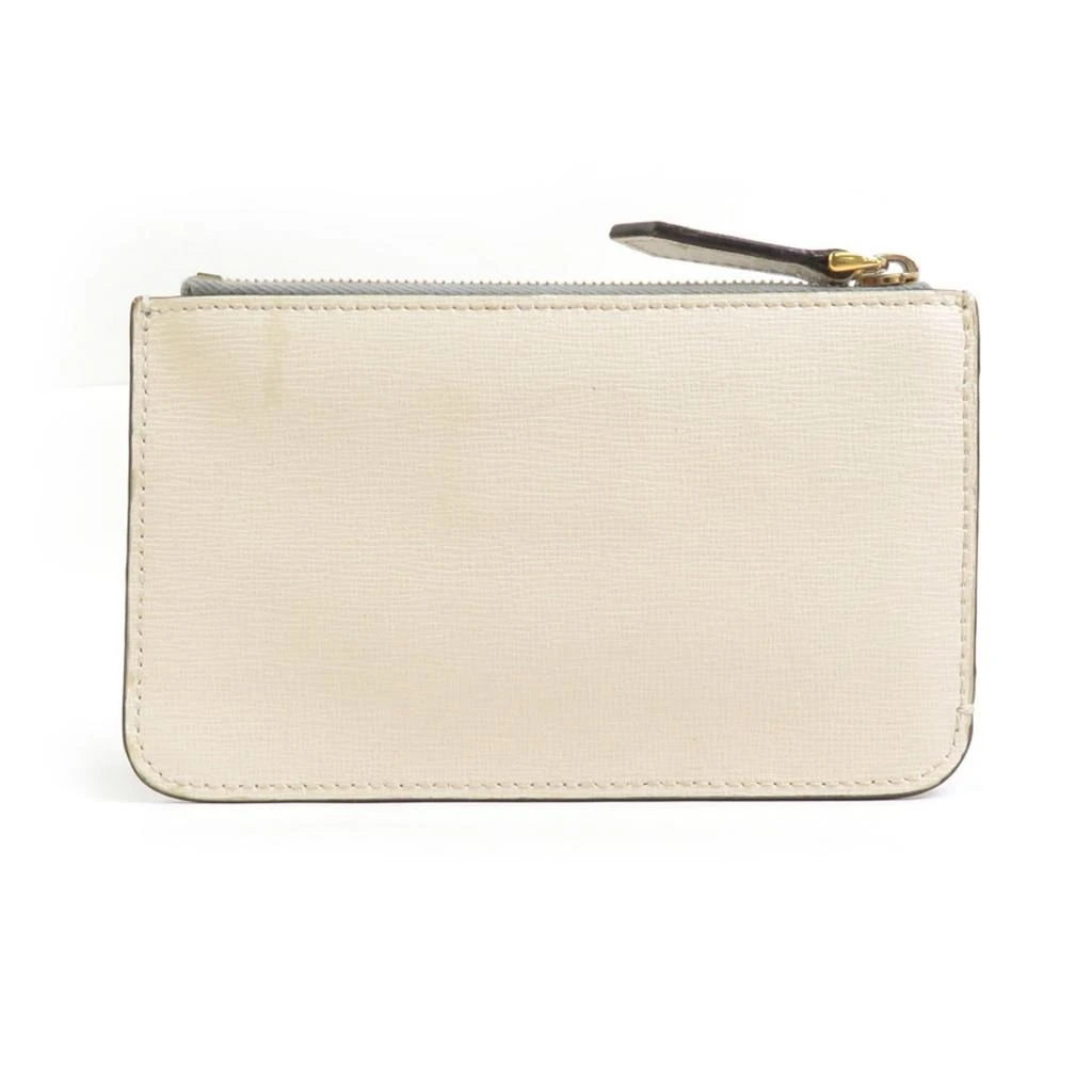 Fendi Off- pink Leather Coin Purse/Coin Case (Pre-Owned) 2