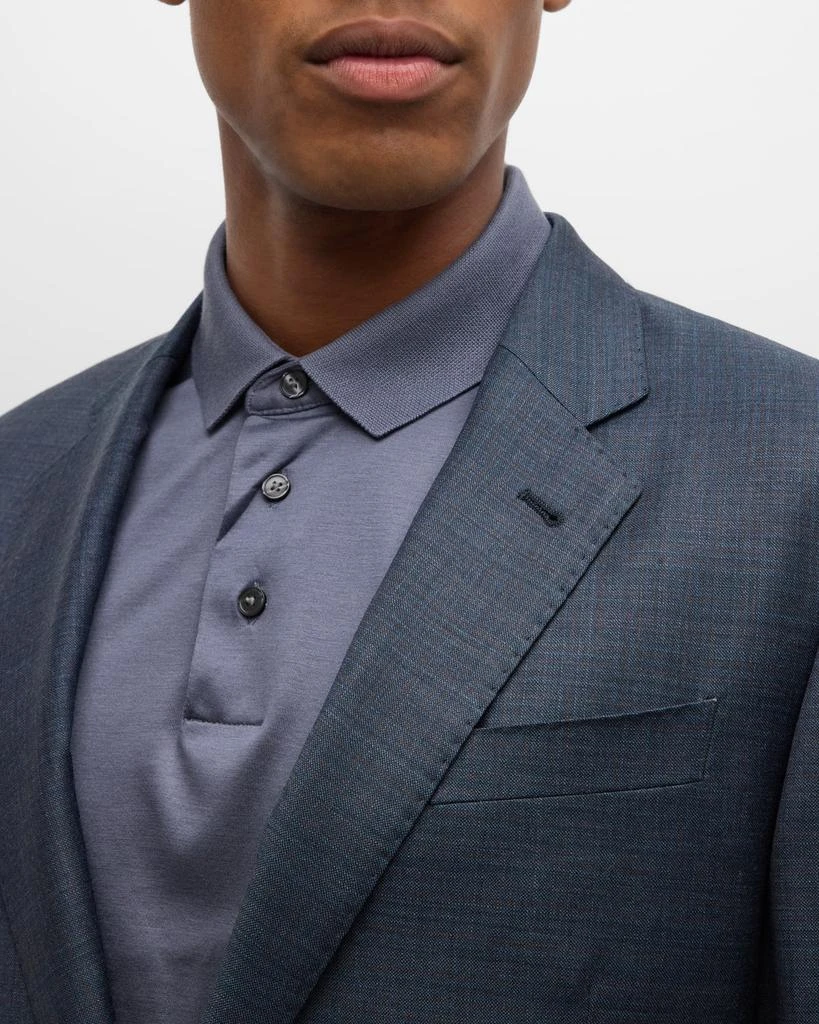 Emporio Armani Men's Melange Wool-Blend Suit 4