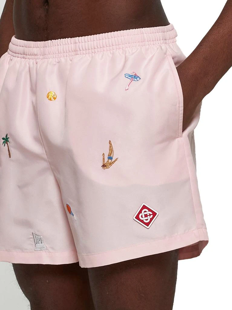 Casablanca CASABLANCA | Pink embroidered swim shorts | Man | L 4
