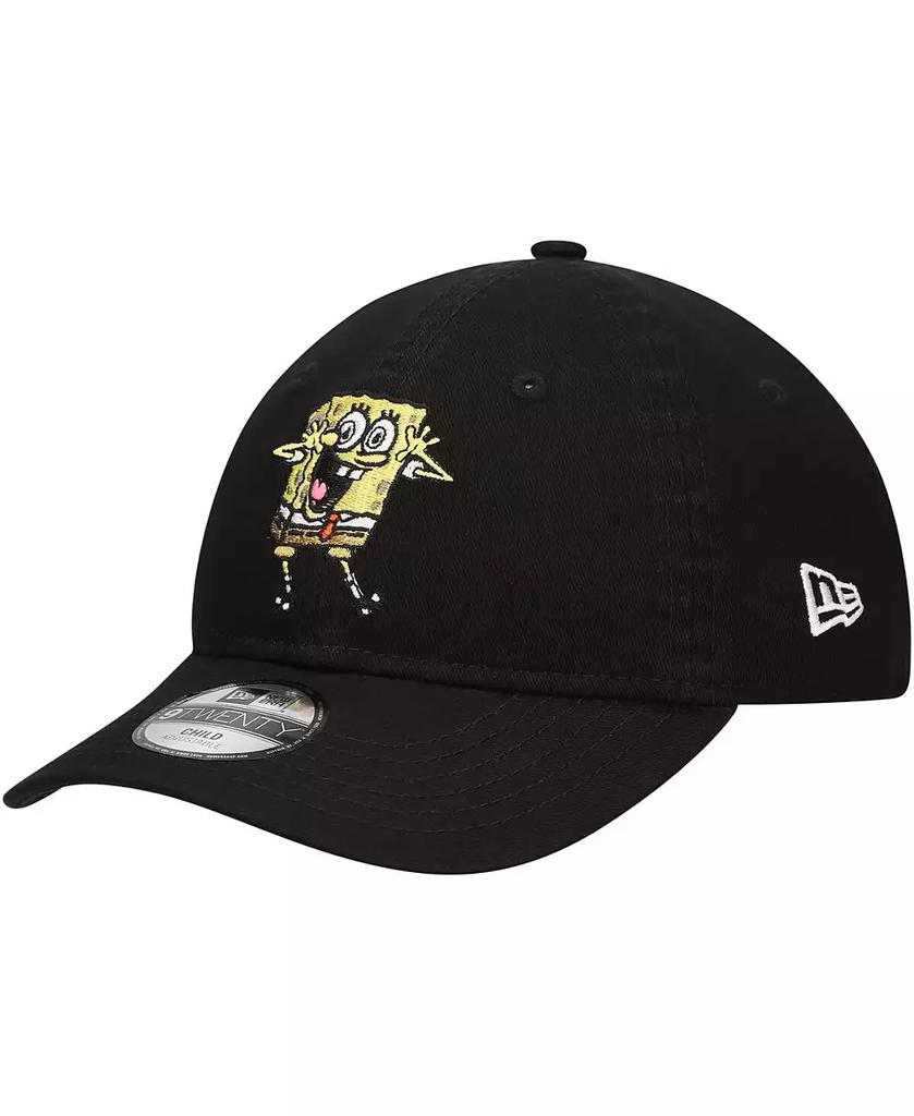 New Era Preschool Black SpongeBob SquarePants 9TWENTY Adjustable Hat