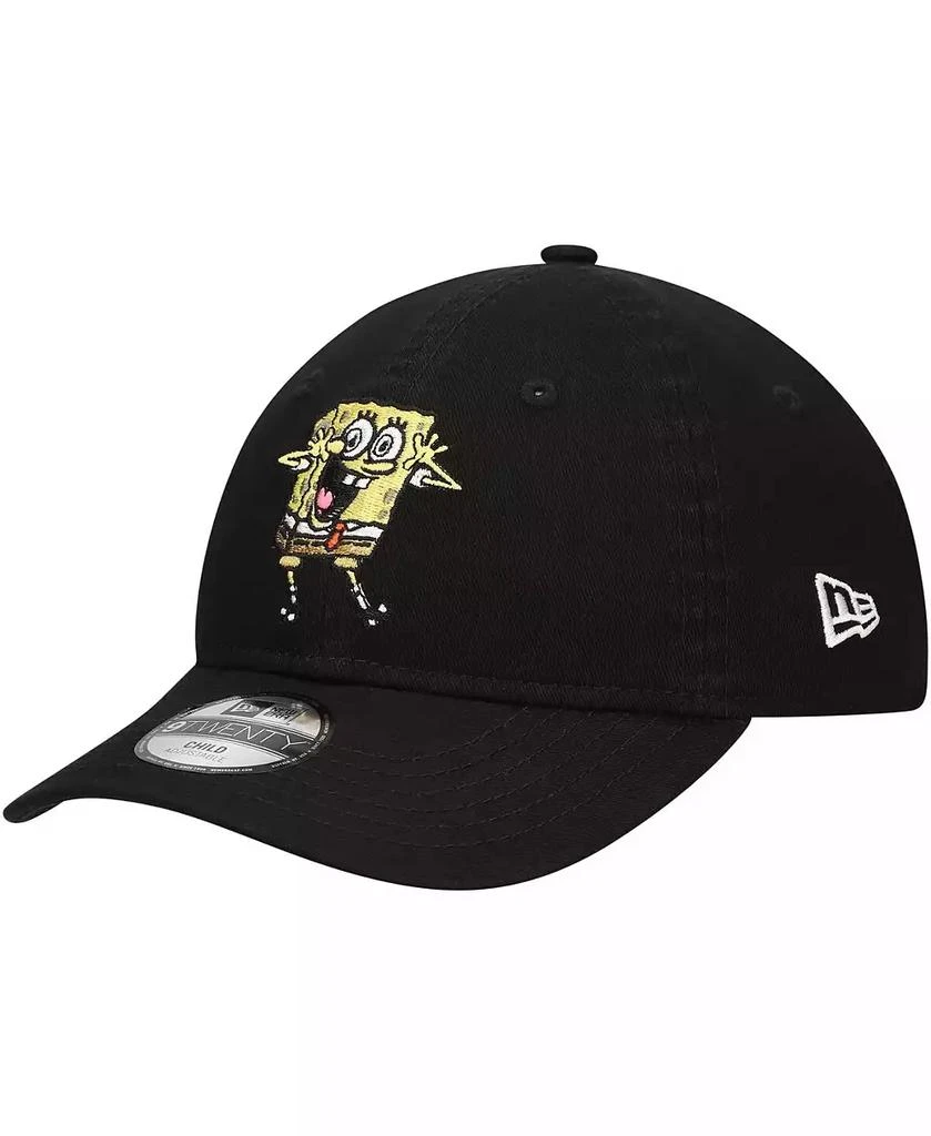 New Era Preschool Black SpongeBob SquarePants 9TWENTY Adjustable Hat 1