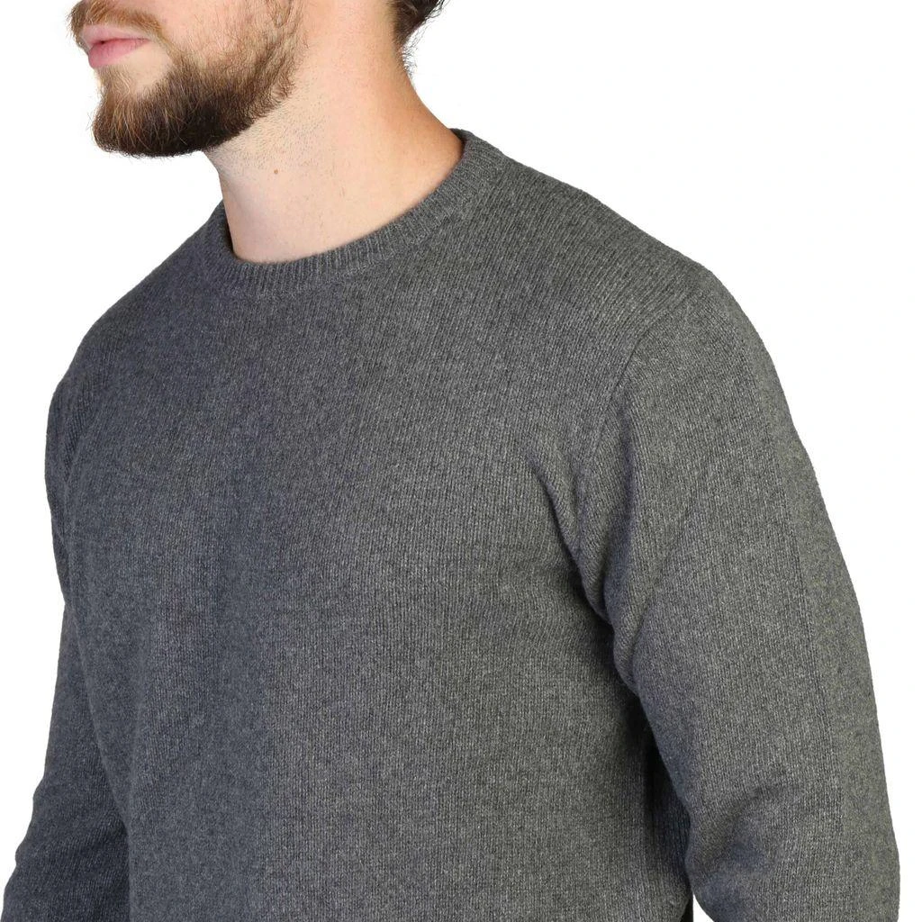 100% Cashmere Sweaters Grey Men 3