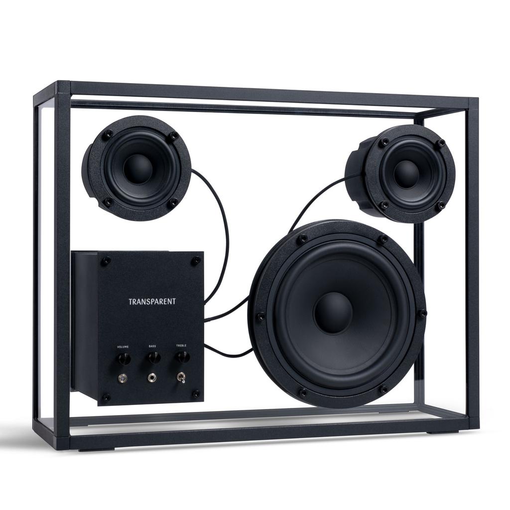 Transparent Large Speaker - Black