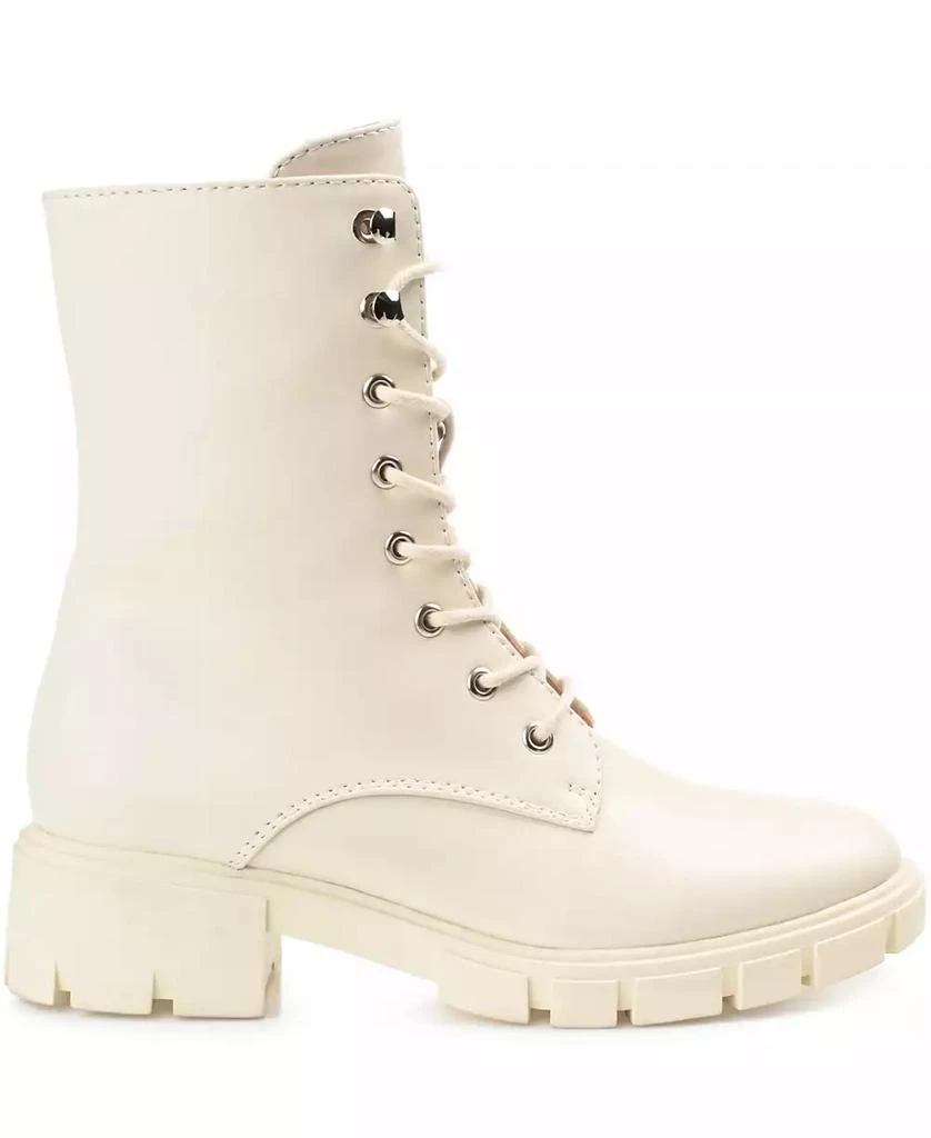 Journee Collection Women's Madelynn Lace Up Lug Sole Combat Boots 6