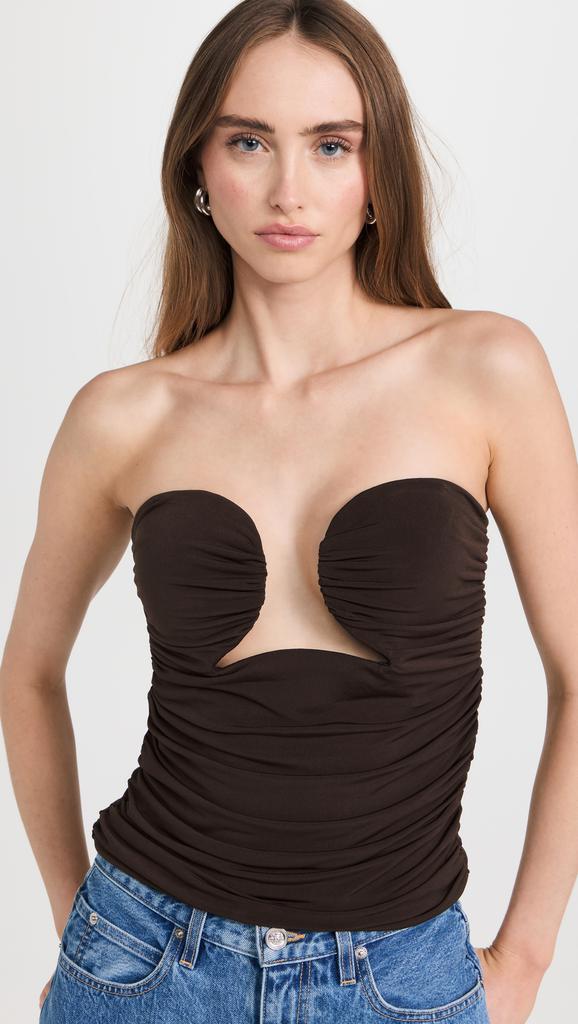 Pixie Market Dominique Wire Bustier Top