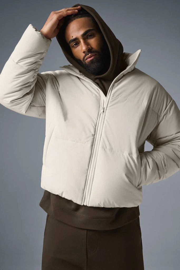 Alo Stretch Woven Street Puffer - Bone 1