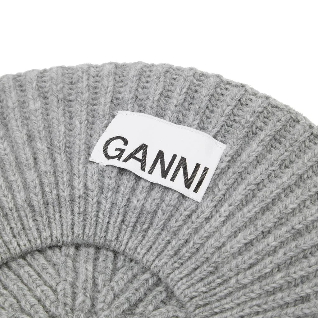 Ganni GANNI Structured Rib Beret 2