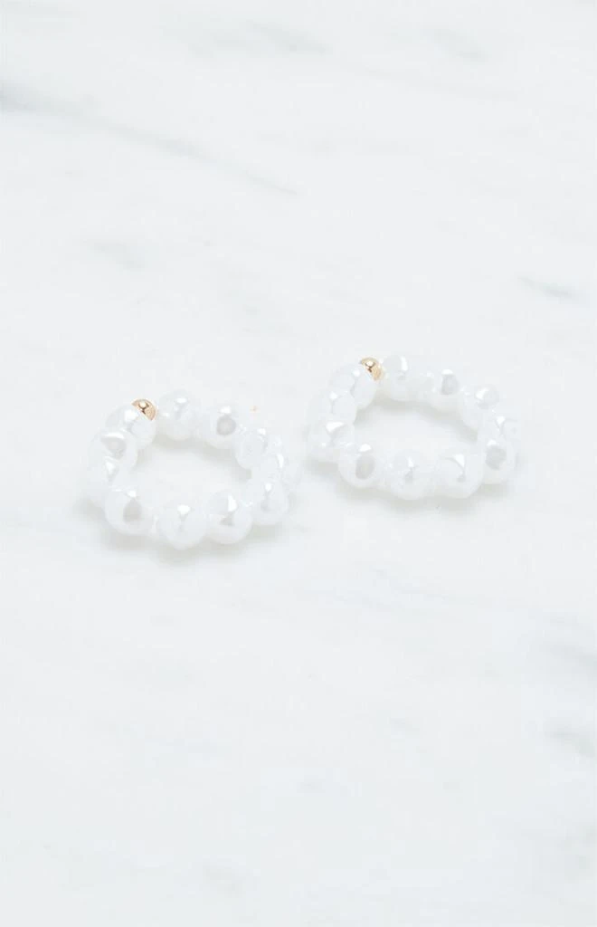 LA Hearts 2 Pack Pearl Rings 2