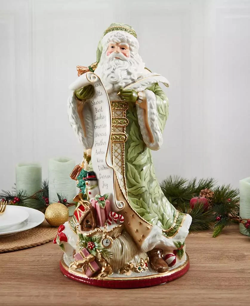 Fitz and Floyd Holiday Home Santa Figurine 6