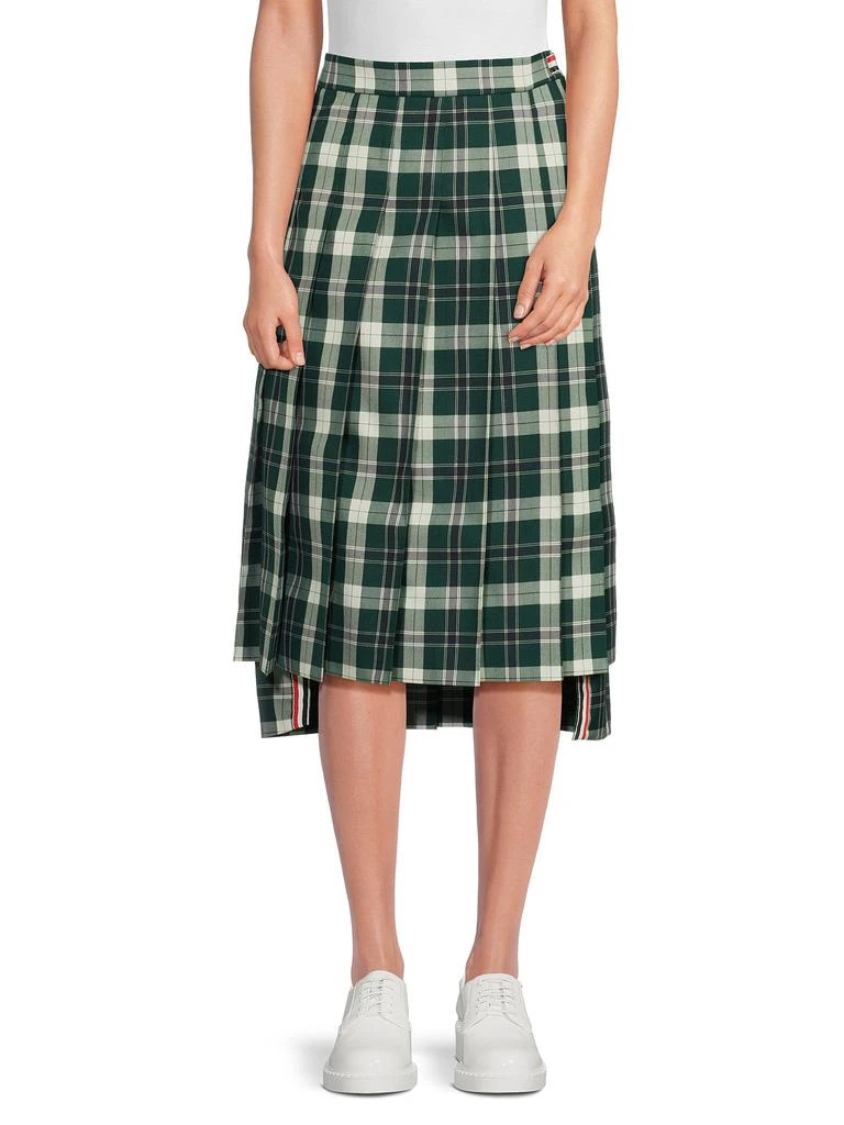 Thom Browne   ​Classic Pleated Midi-Skirt 1
