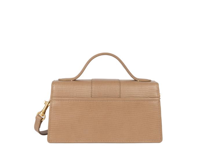 Lancaster Sac baguette A rabat avec fermoir Exotic Ily