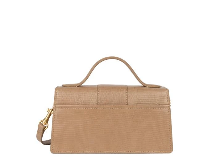 Lancaster Sac baguette A rabat avec fermoir Exotic Ily 1