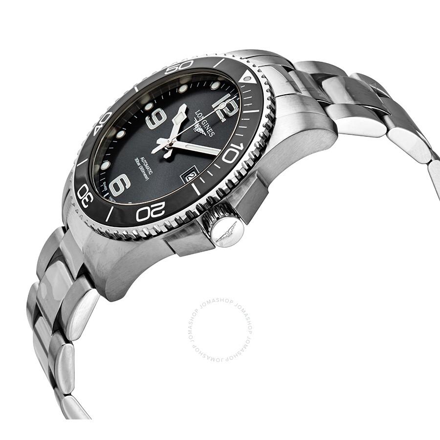 Longines Open Box - Longines HydroConquest Automatic Steel and Ceramic 41 mm Men's Watch L3.781.4.76.6