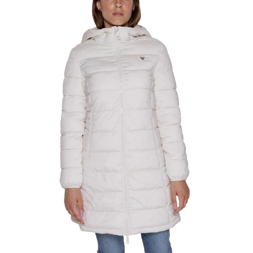 Guess Active White Polyester Jackets & Coat 1