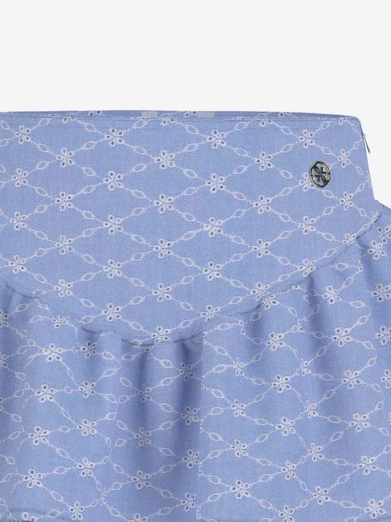 GUESS Girls Sangallo Oxford Skirt in Blue 3