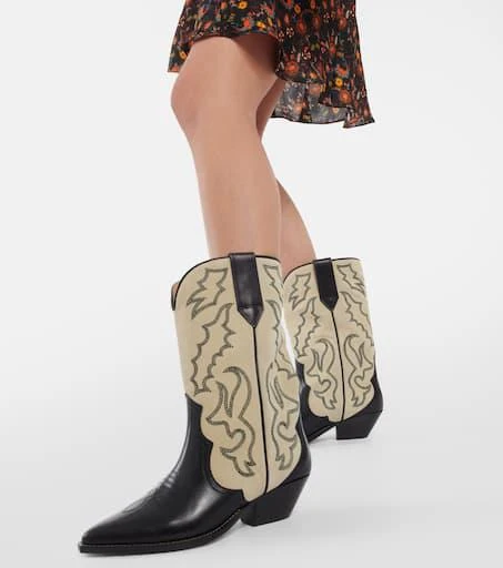Isabel Marant Duerto leather cowboy boots 4