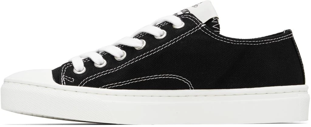 Vivienne Westwood Black Plimsoll Low Top 2.0 Sneakers 3