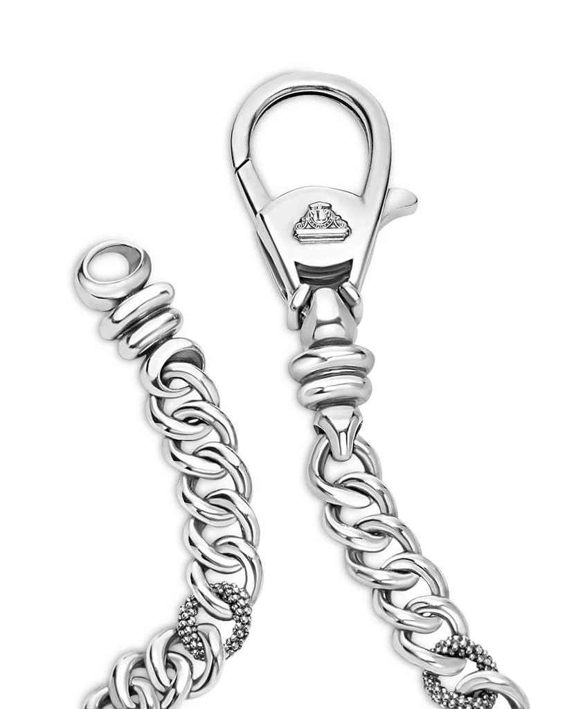 LAGOS Men
s Sterling Silver Anthem Curb Link Chain Necklace/Key Chain - Exclusive 6
