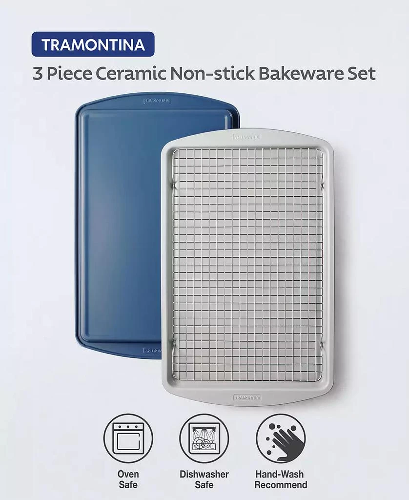 Tramontina Ceramic 3-Pc. Nonstick Bakeware Set 5