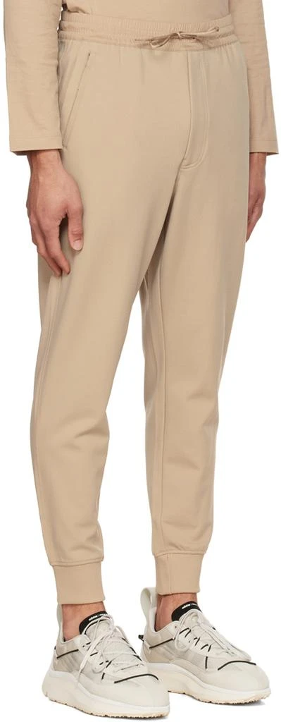 Y-3 Beige Cuffed Track Lounge Pants 2