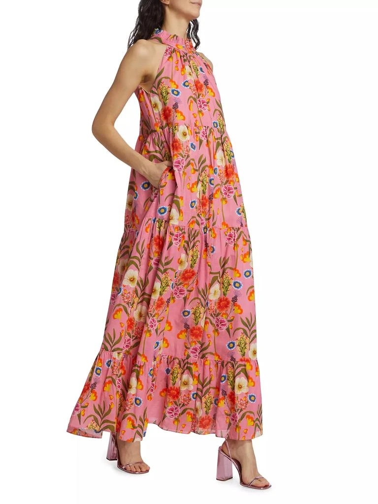 Borgo de Nor Pandora Voile Tiered Maxi Dress 3