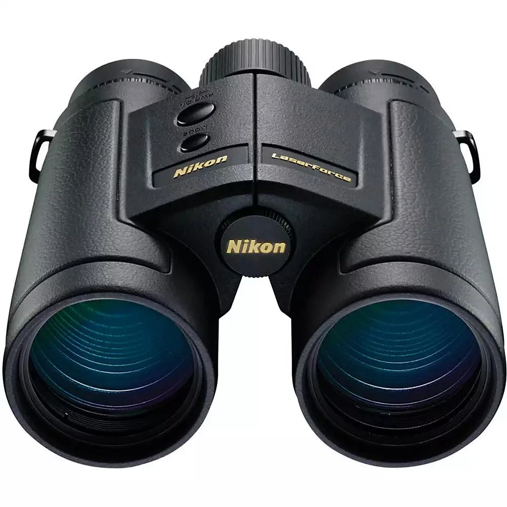 Nikon 10x42 LaserForce Range-Finder Water Proof Roof Prism Binocular with 6.1 Degree Angle of View, Black 4