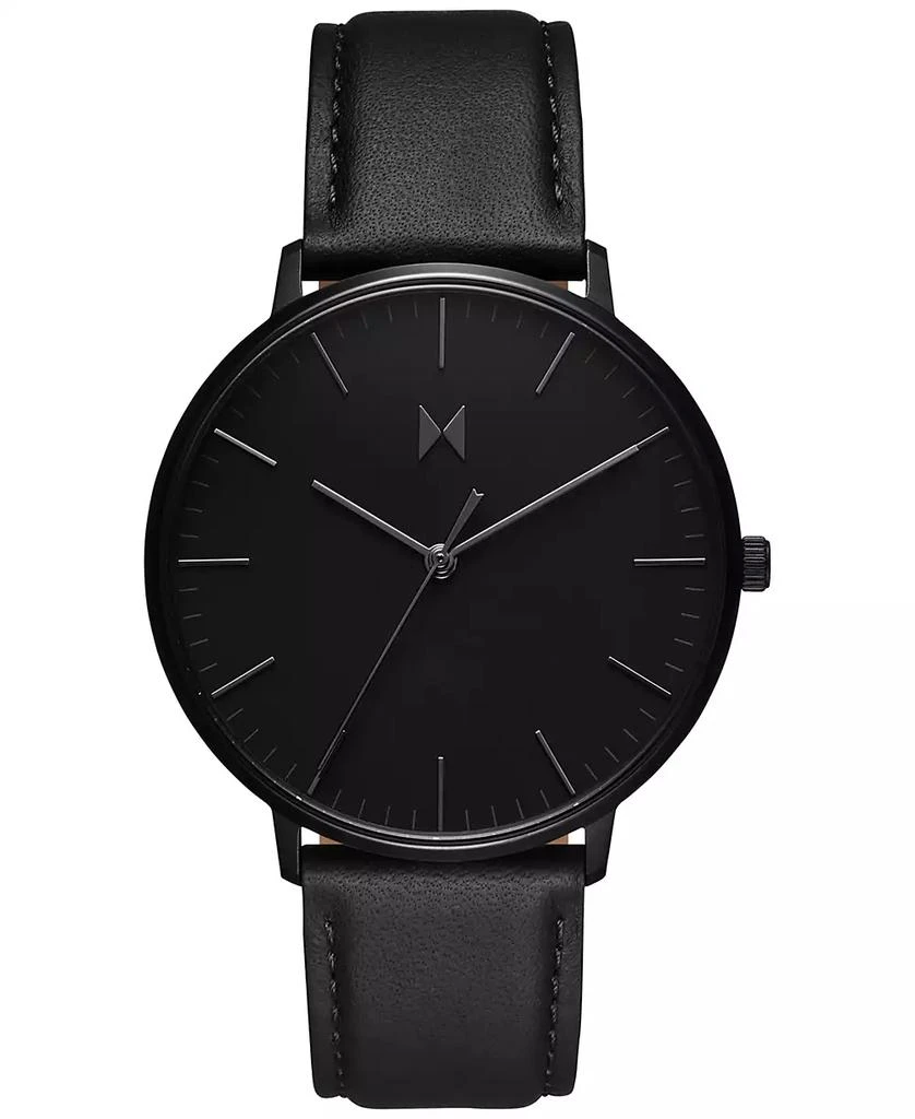MVMT Men's Legacy Black Leather Strap Watch, 42mm 1