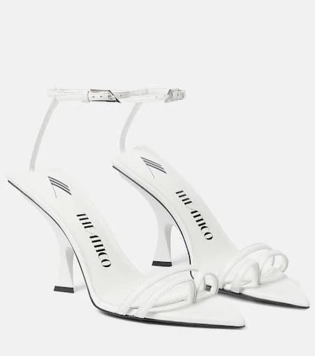 The Attico Ester 95 leather sandals 1