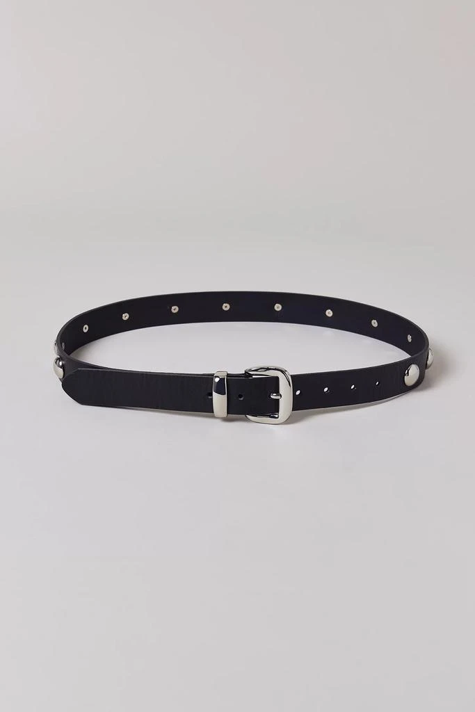 Urban Outfitters Bella Silver Studded Leather Belt 4