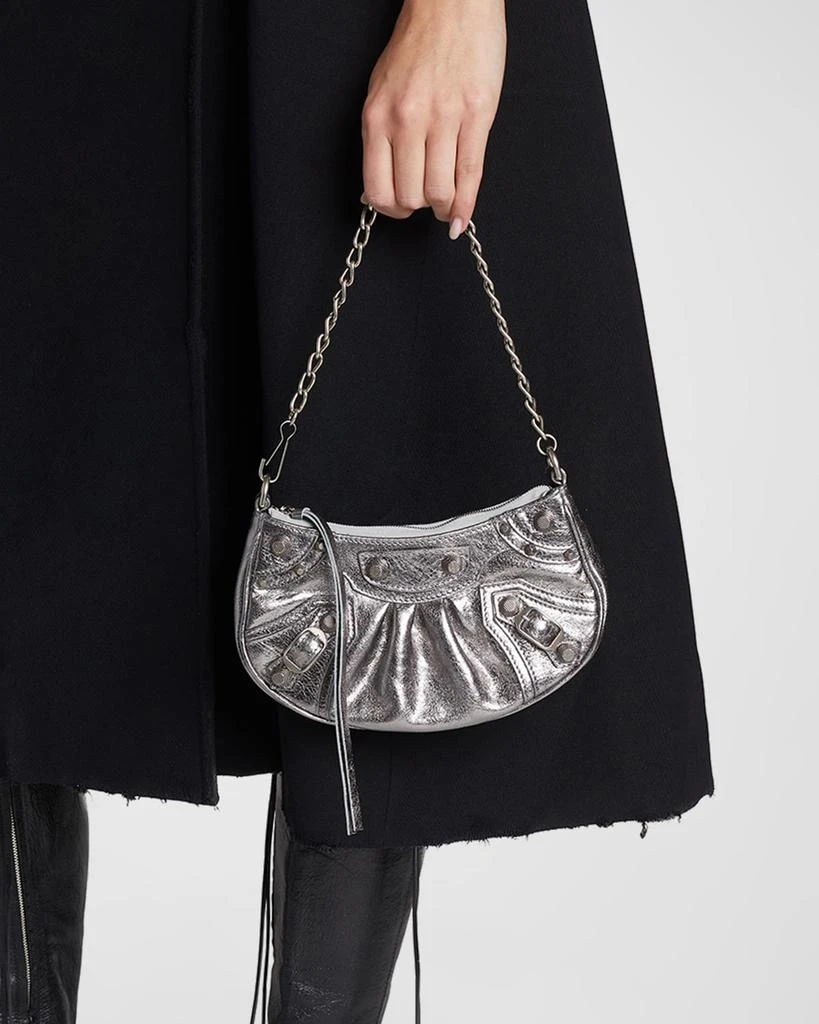 Balenciaga Le Cagole Mini Metallic Bag with Chain 5