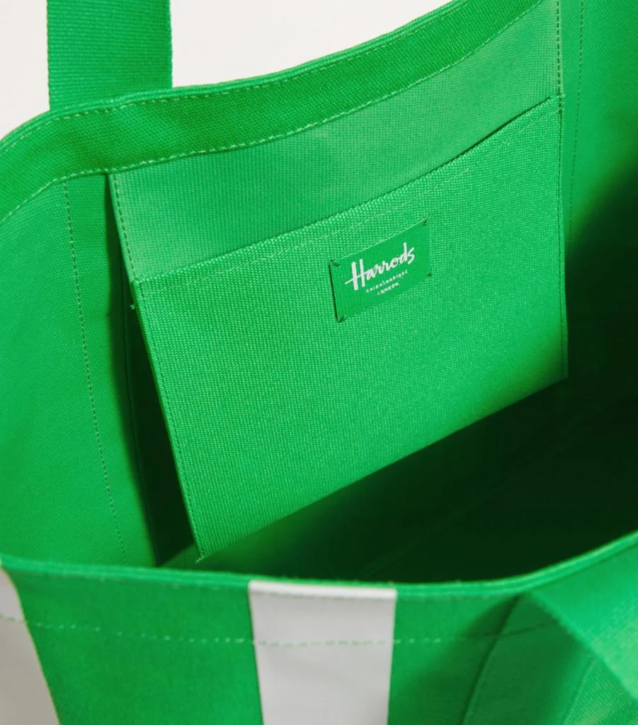 Harrods Large Cotton Logo Tote Bag 4