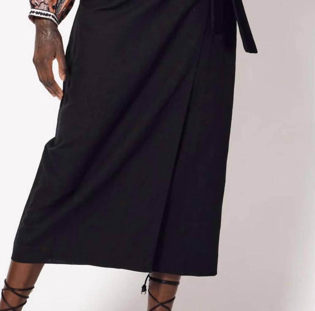 Cleobella Marion Midi Skirt In Black