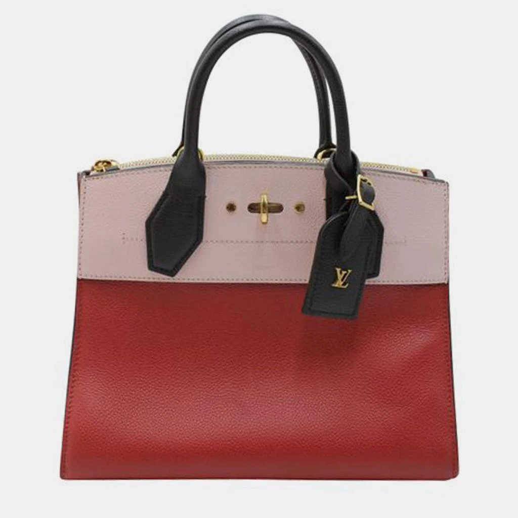 Louis Vuitton LOUIS VUITTON Red and Pale Pink City Steamer Hand Bag 2017 HANDBAGS 1