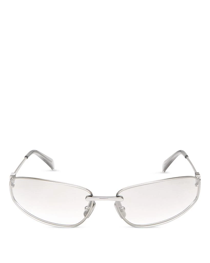 Miu Miu Shield Sunglasses, 69mm 2