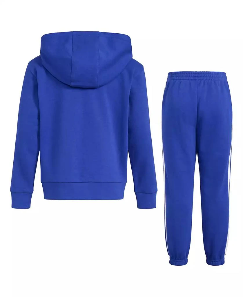 Adidas Little & Toddler Boys Two-Piece Hooded Fleece Jacket Jogger Set 6