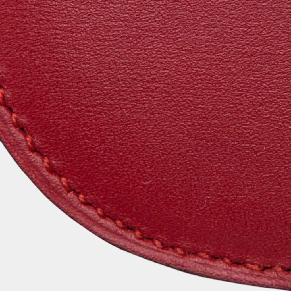 Celine Celine Red Medium Calfskin Classic Box Bag 25