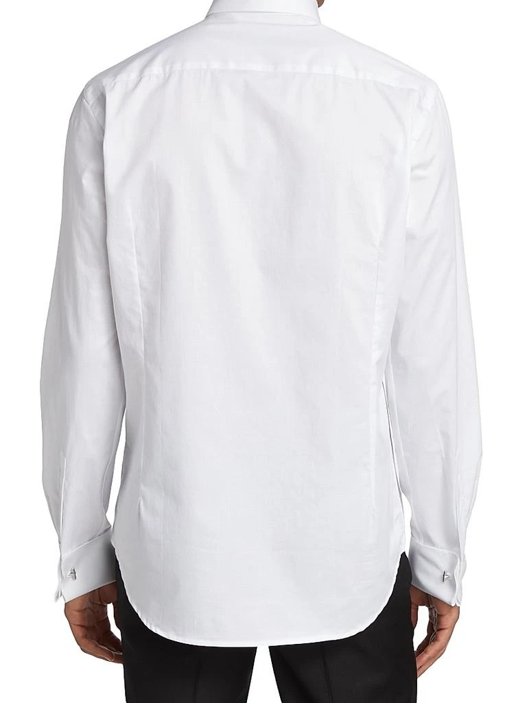 Saks Fifth Avenue COLLECTION Travel Stud Tuxedo Shirt 5