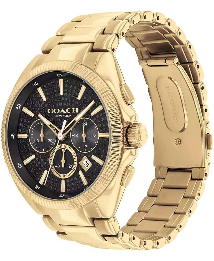 Coach Men's Jackson Gold-Tone Stainless Steel Watch 45mm 2
