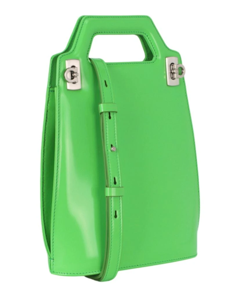 Salvatore Ferragamo Micro Wanda Patent Leather Shoulder Bag 2