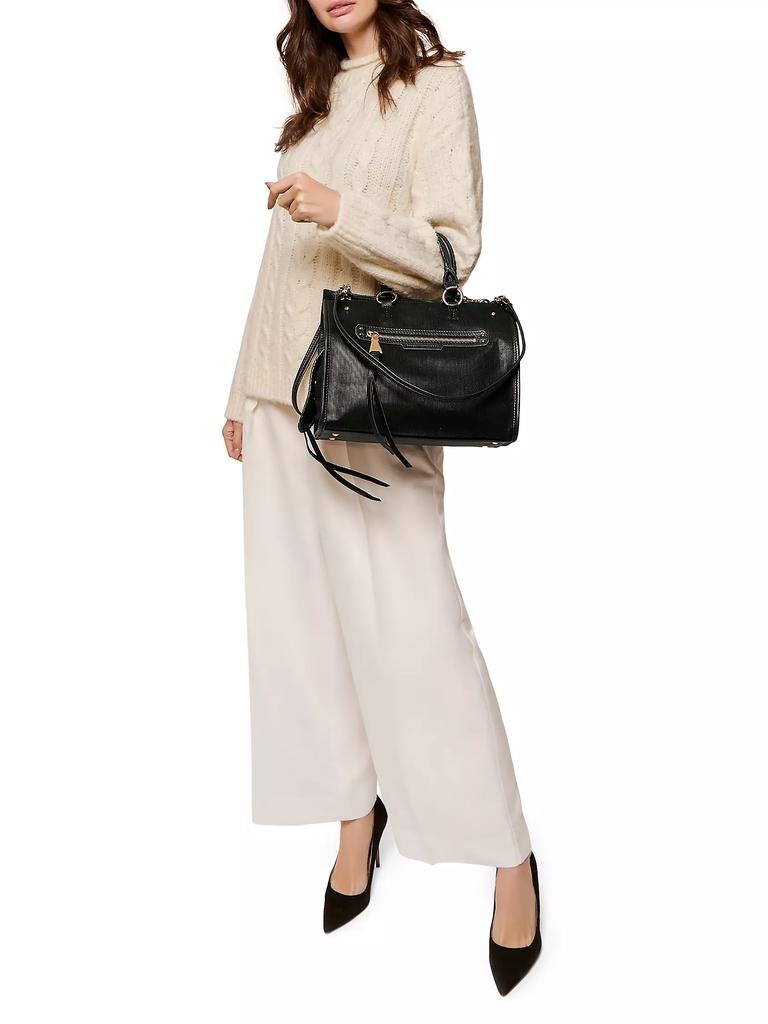 Aimee Kestenberg Stockbridge Leather Satchel Top Handle Bag