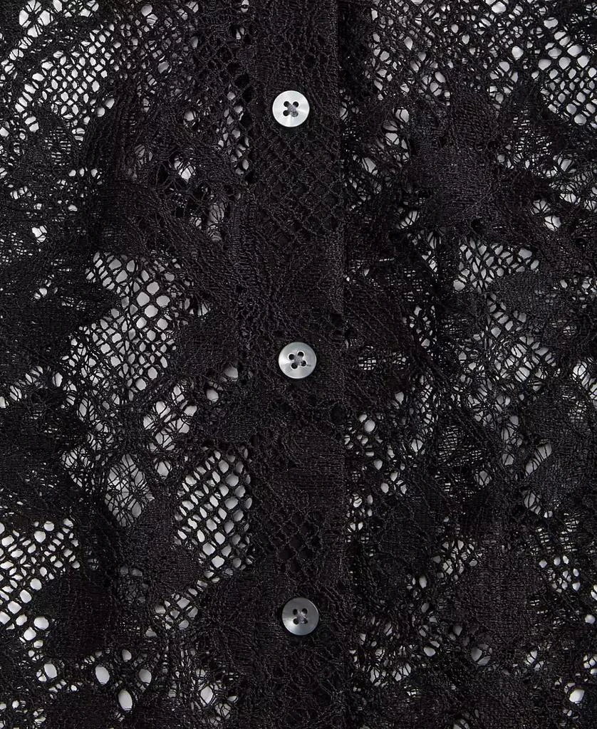 On 34th Women's Lace Button-Front Long-Sleeve Shirt, Created for Macy's 6