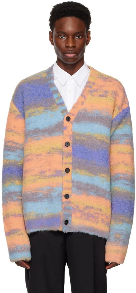 Wooyoungmi Multicolor Y-Neck Cardigan 1